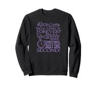 Alice au Pays des Merveilles « How Long is Forever » (Violet) Sweatshirt
