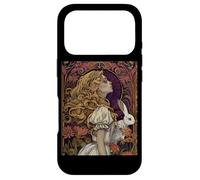 Alice au Pays des Merveilles Lapin Fantasy Roman Art Nouveau Coque pour iPhone 17 Pro