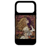 Alice au Pays des Merveilles Lapin Fantasy Roman Art Nouveau Coque pour iPhone 17 Pro Max