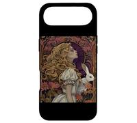 Alice au Pays des Merveilles Lapin Fantasy Roman Art Nouveau Coque pour iPhone Air