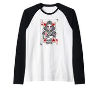 Alice au Pays des Merveilles Reine de cœur - We're All Mad Here Manche Raglan