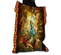 Alice au pays des merveilles - Tapisserie gothique - Décoration d'intérieur - Couverture polaire