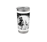 Alice au pays des merveilles Terrier du Lapin Vintage Gobelet isotherme en acier inoxydable double paroi