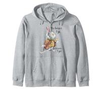Alice au pays des merveilles White Rabbit Late The Hurrier I Go Sweat à Capuche