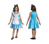 Alice aux Pays des Merveilles - Déguisement Enfant La Reine de Coeur - Licence Officielle Disney - Costume Classique Enfant - Taille Au Choix S/M/L - Matériaux Durables - Cadeau Magique - Dès 3 Ans