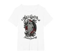 Alice Cooper - Alice Claus White T-Shirt, Femme Grandes Tailles, Blanc, 5X