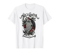 Alice Cooper - Alice Claus White T-Shirt, Homme, Blanc, 5XL