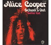 Alice Cooper - Alice Cooper Schools Out UK 45 7" single +Gutter Cat