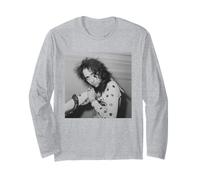 Alice Cooper avec son serpent Love It To Death Tour 1971 Manche Longue