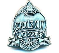 Alice Cooper - Badge "School's Out" - Métal RO6067 (Taille unique) (Argent)