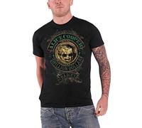 Alice Cooper Billion Dollar Baby Crest - T-Shirt - Manches Courtes - Homme - Noir - Small (Taille Fabricant: Small)