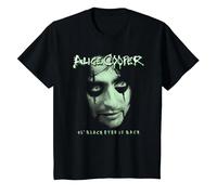 Alice Cooper Black Eyes T-Shirt, Enfant, Noir, 2 Ans