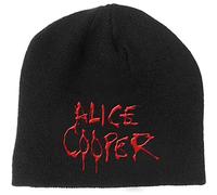ALICE COOPER Bonnet Dripping Band Logo Schools Out Nouveau Officiel Noir Size One Size