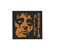 Alice Cooper Gold Écusson Patch en fer brodé sur accessoire