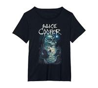 Alice Cooper Graveyard T-Shirt, Femme Grandes Tailles, Noir, 6X