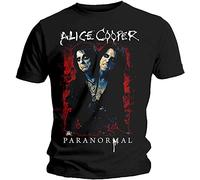 Alice Cooper Paranormal Splatter T-Shirt pour Homme Noir, Noir, M