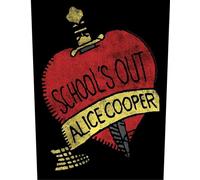 Alice Cooper - Patch "School's Out" RO5292 (Taille unique) (Rouge/Noir/Jaune)