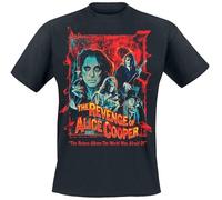 ALICE COOPER Revenge Horror Poster Homme T-Shirt Manches Courtes Noir 3XL
