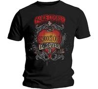 Alice Cooper - T-Shirt (Unisex L) Schools Out Dagger Black [Import Anglais]