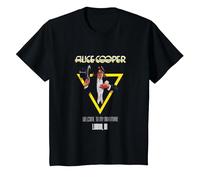 Alice Cooper World Tour 2025 London T-Shirt, Enfant, Noir, 12 Ans