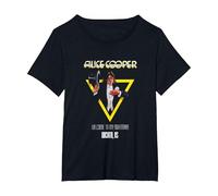 Alice Cooper World Tour 2025 Wichita T-Shirt, Femme Grandes Tailles, Noir, 6X