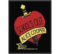 Razamataz Écusson tissé Alice Cooper Schools Out – Nouveau Officiel Noir