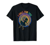 Alice Down Rabbithole I Fall for You Love Valentine Magic T-Shirt