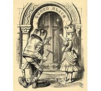 Alice et la grenouille Illustration par Sir John Tenniel 1820-1914 From The Book Through The Looking-Glass And What Alice Found There By Lewis Carroll Published London 1912 Poster Print (33 x 16)