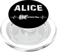 Alice Guitare Battement De Coeur Musique Guitariste PopSockets PopGrip pour MagSafe