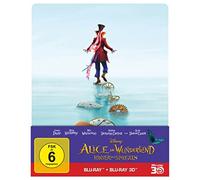Alice im Wunderland 2-Hinter den Spiegeln-Steelbook (+ Blu-Ray) [Import]