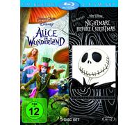 Alice im Wunderland/Nightmare Before Christmas [Blu-Ray] [Import]