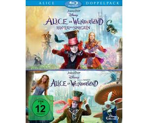 Alice im Wunderlund 1+2 (Blu-ray) Christopher Lee Crispin Glover Tim Burton