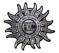 Alice In Chains Sun Logo B&W Woven Patch