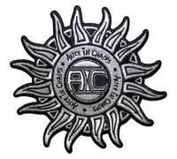Alice In Chains Sun Logo B&W Woven Patch Size One Size