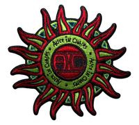 Alice In Chains Sun Logo Colour Woven Patch Size One Size