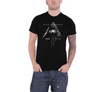 Alice in Chains T Shirt Fog Mountain Band Logo Nouveau Officiel Homme Noir Size S