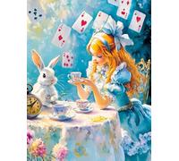 Alice in Wonderland Illustrated 200-Page Lined Notebook: Cute & Creative Journal for Writing and Sketching