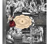 Alice In Wonderland Scrapbook Paper Pad Vol.32: 10 Designs 20 Sheets Double Sided of Alice Adventures Inspired Patterns: Vintage Fairy Tale Pages for ... 8,5" x 8,5", Craft Paper Pad For Scrapbooking