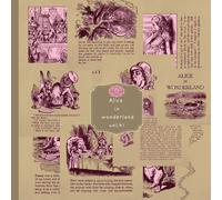 Alice In Wonderland Scrapbook Paper Pad Vol.41: 10 Designs 20 Sheets Double Sided of Alice Adventures Inspired Patterns: Vintage Fairy Tale Pages for ... 8,5" x 8,5", Craft Paper Pad For Scrapbooking