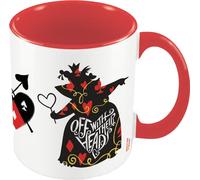 Alice In Wonderland - Tasse à café "Off With Her Head" PM9627 (Taille unique) (Blanc/Rouge/Noir)