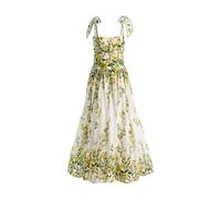 Alice + Olivia - Haven Flared Maxi Dress - Femme - Robes - Blanc - Taille: 34 FR