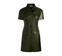 Alice + Olivia - Jamie Mini Robe en Similicuir - Femme - Robes - Vert - Taille: 36 FR