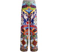 Alice + Olivia - Pantalon Large Multicolore avec Fermeture Éclair - Femme - Pantalons - Multicolore - Taille: 32 FR