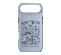 Alice Pays Merveilles Impossible Choses Citation Coque pour iPhone Air
