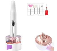 Alice. Ponceuse d'ongles, kit manucure, 6 têtes, nettoyer tailler polir, avec lampe UV. onglerie, lime à ongles, nail bar, séchage UV, séchage épais semi permanent, également ongles pédicure, USB