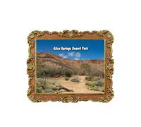 Alice Springs Aimant de réfrigérateur 3D Desert Park Australia Souvenir de voyage Décoration de réfrigérateur Autocollant magnétique Collection artisanale