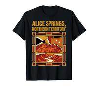 Alice Springs Drapeau Australien du Territoire du Nord T-Shirt