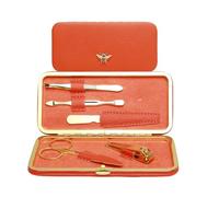 Alice Wheeler Bee Kit de manucure 5 pièces en acier inoxydable Orange