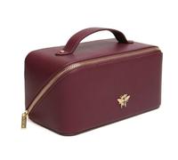 Alice Wheeler Bee Train Case - Luxury Beauty Concertina Organiseur pliable (Berry)
