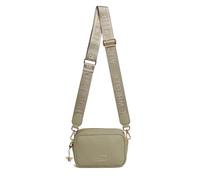 Alice Wheeler London Mini sac à bandoulière Soho pour femme - Sac à bandoulière compact zippé avec breloque abeille dorée et sangle de marque, pistache, Small
